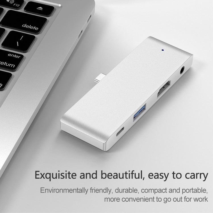 HW-TC29 Adattatore HUB di estensione multifunzionale 4 in 1 Type-C / USB-C per iPad Pro Hub