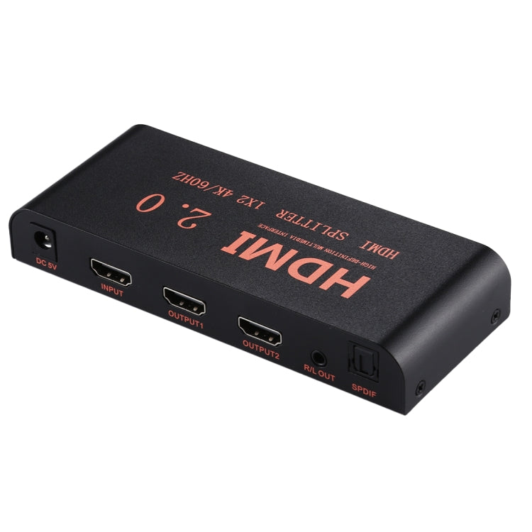CY-041 Sdoppiatore 1X2 HDMI 2.0 4K/60Hz, spina europea, 1X2