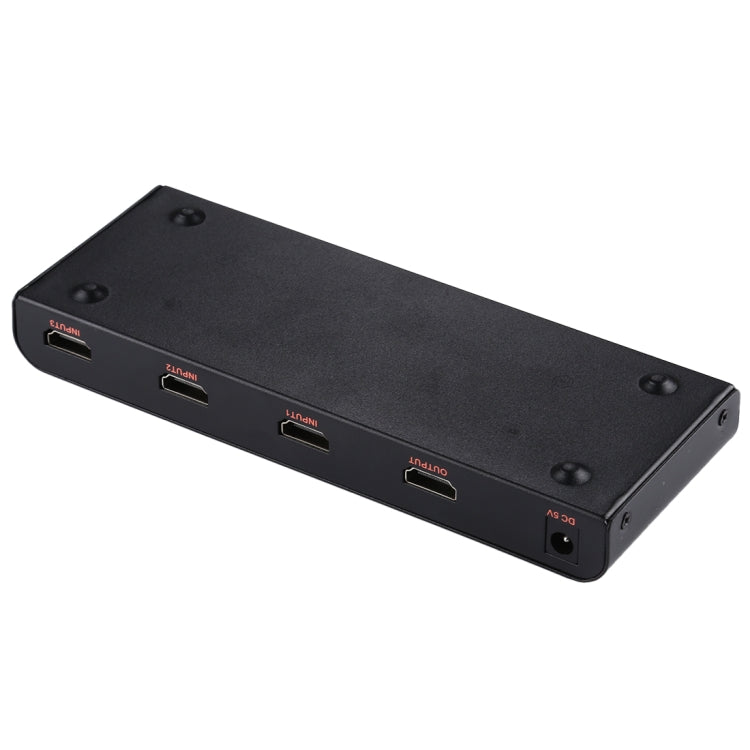 Switch HDMI 2.0 3X1 4K/60Hz con telecomando, spina europea, 3X1
