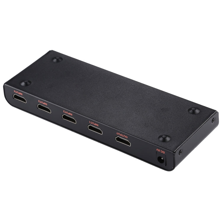 Switch HDMI 2.0 4X1 4K/60Hz con telecomando, spina europea, 4X1