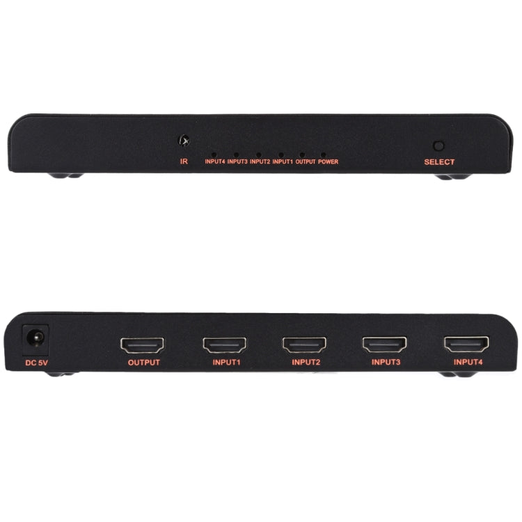 Switch HDMI 2.0 4X1 4K/60Hz con telecomando, spina europea, 4X1