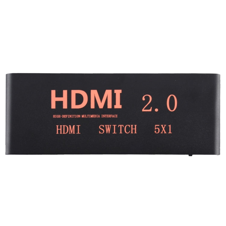 Switch HDMI 2.0 5X1 4K/60Hz con telecomando, spina europea, 5X1