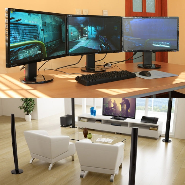 Cavo adattatore connettore HDMI femmina + HDMI maschio a USB 2.0 maschio da 50 cm, HDMI Female + Male