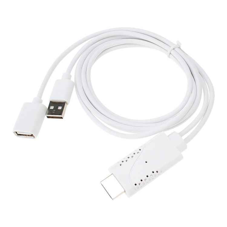Cavo adattatore USB maschio + USB 2.0 femmina a HDMI da telefono a HDTV