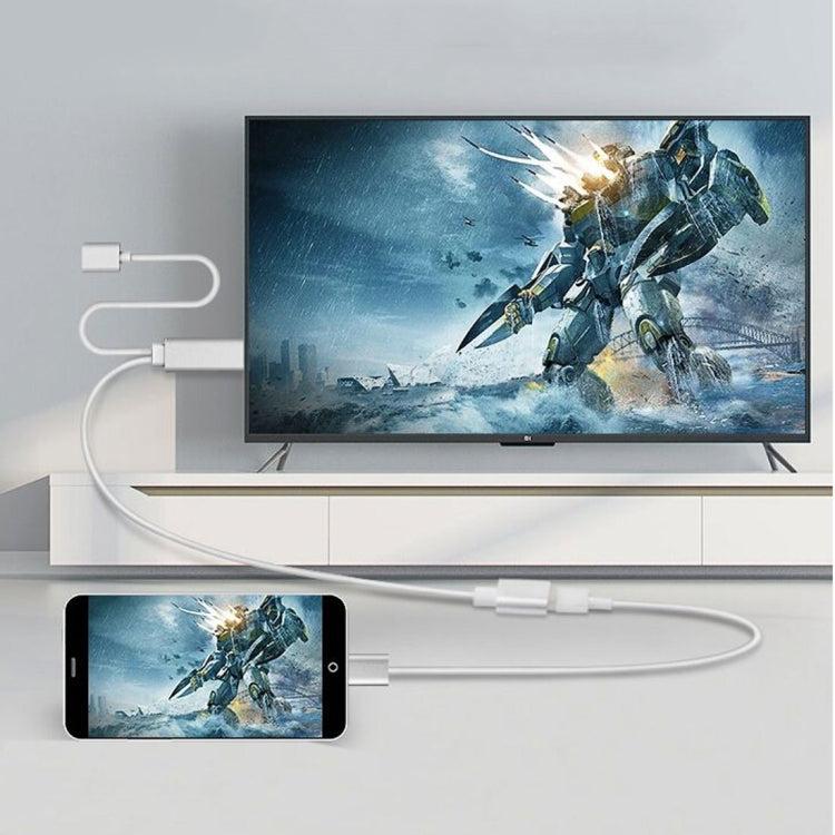 Cavo adattatore USB maschio + USB 2.0 femmina a HDMI da telefono a HDTV