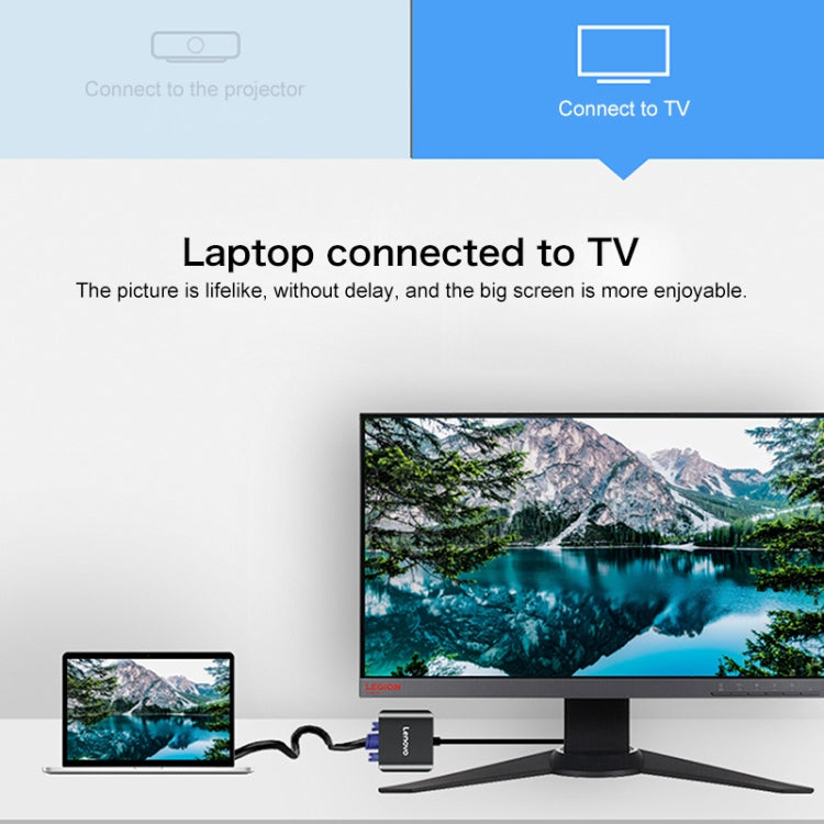 Convertitore in lega di alluminio per cavo Lenovo F1-H01 da HDMI a VGA, F1-H01