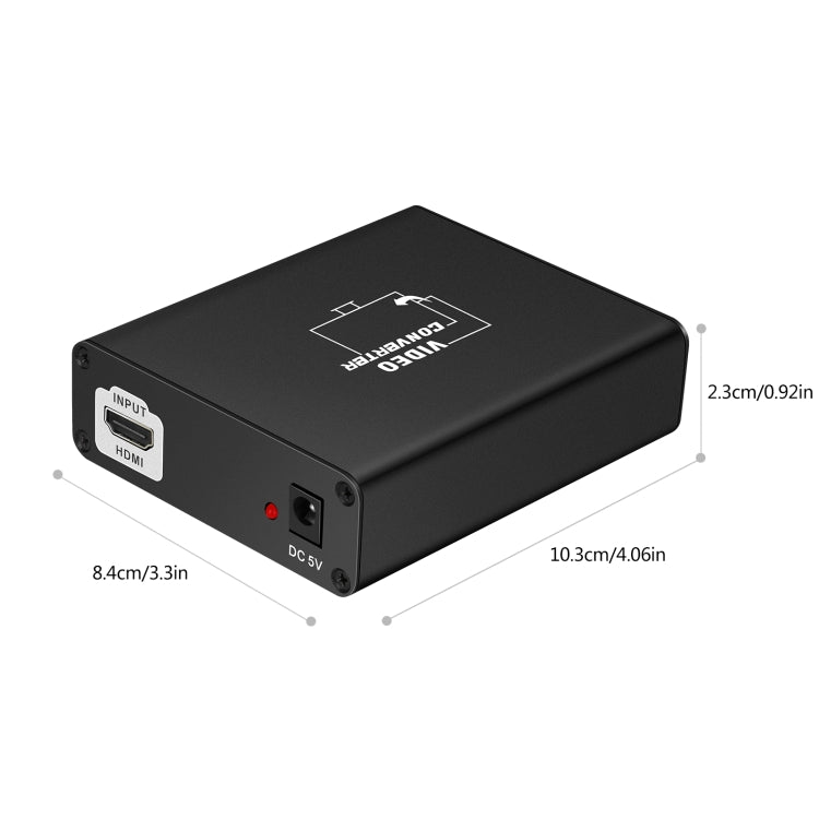 NEWKENG C8 Convertitore video da HDMI a SCART, C8 HDMI to SCART