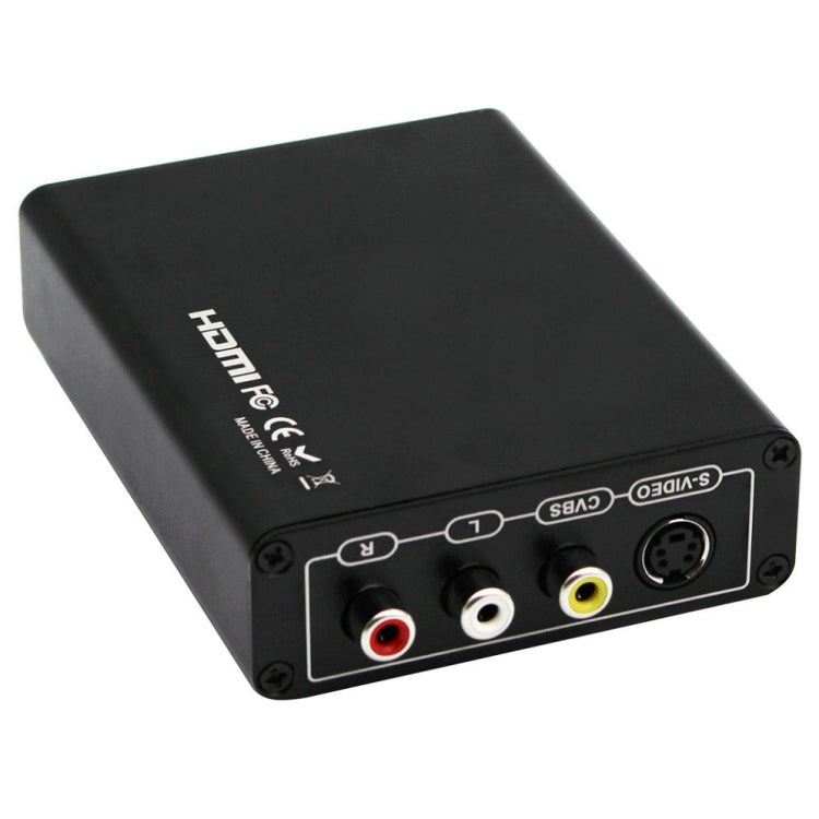 Convertitore da HDMI a composito / AV S-Video Adattatore convertitore video RCA CVBS/L/R, HDMI to AV + S-Video