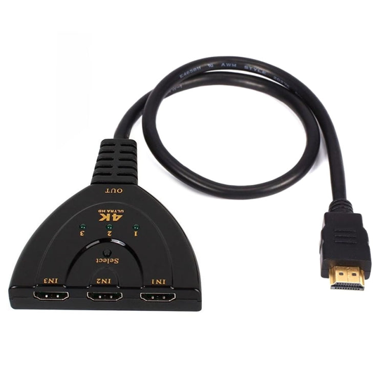 Adattatore per interruttore pigtail HDTV 4K x 2K con ingresso HDMI 3 in 1 Splitter HDMI, 1 in 3