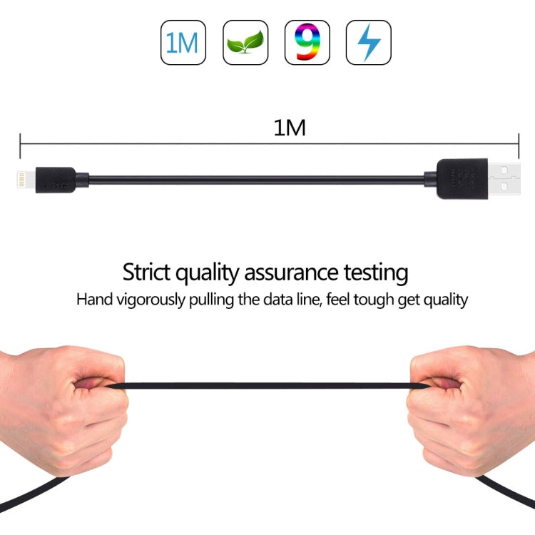 Cavo di ricarica di sincronizzazione HAWEEL da 1 m ad alta velocità 35 core da 8 pin a USB per iPhone, iPad, 8 Pin 1m, 8 pin Cable 1m, 8 pin 1m