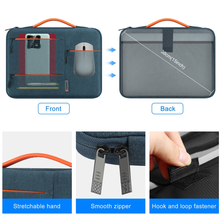 HAWEEL Custodia con cerniera da 13,0 pollici Borsa per laptop con cerniera per Macbook, Samsung, Lenovo Thinkpad, Sony, DELL Alienware, CHUWI, ASUS, HP, laptop da 13 pollici -13,5 pollici, 13.0-13.5 inch, 13.0 inch