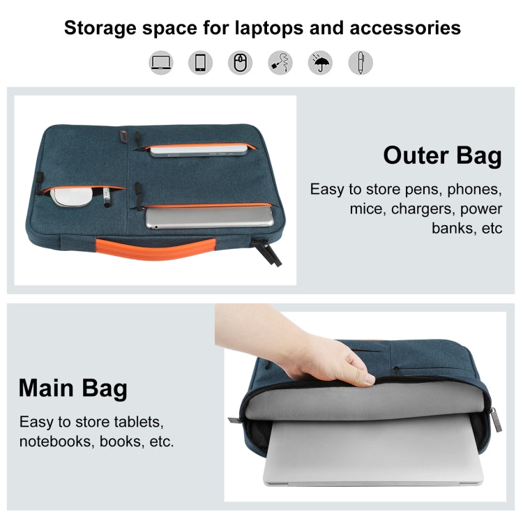 HAWEEL 14.0 pollici-15.0 pollici Custodia per laptop Custodia con cerniera Borsa per MacBook, Samsung, Lenovo Thinkpad, Sony, DELL Alienware, CHUWI, ASUS, laptop HP, 14.0-15.0 inch, 14.0 inch