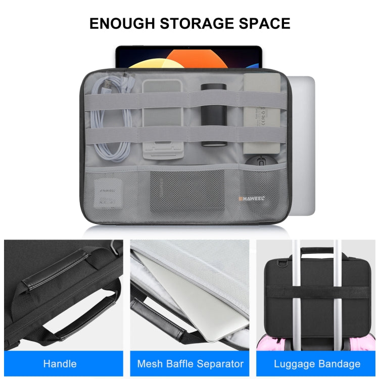 Borsa per laptop a tracolla con valigetta HAWEEL da 13,0 pollici-14,0 pollici per Macbook, Lenovo Thinkpad, ASUS, HP, 13.0 inch-14.0 inch
