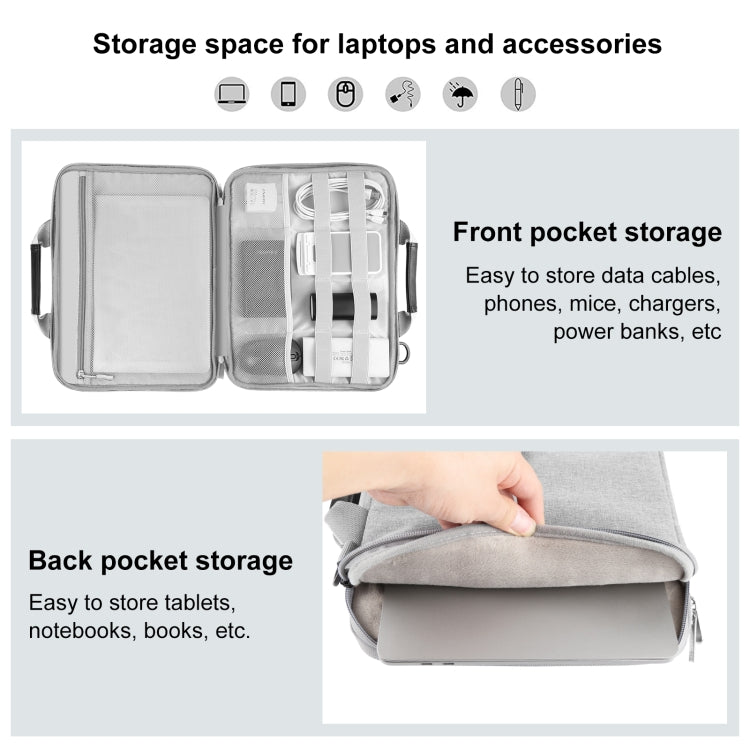 Borsa per laptop a tracolla con valigetta HAWEEL da 14,0 pollici -16,0 pollici per Macbook, Lenovo Thinkpad, ASUS, HP, 14.0 inch -16.0 inch