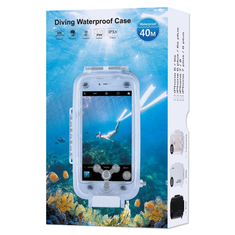 Custodia subacquea HAWEEL da 40 m/130 piedi per iPhone 7 e 8, custodia subacquea per riprese fotografiche e video, For iPhone 8 & 7, For iPhone 7 & 8, For 7(US Stock), For 8 & 7(US Stock)