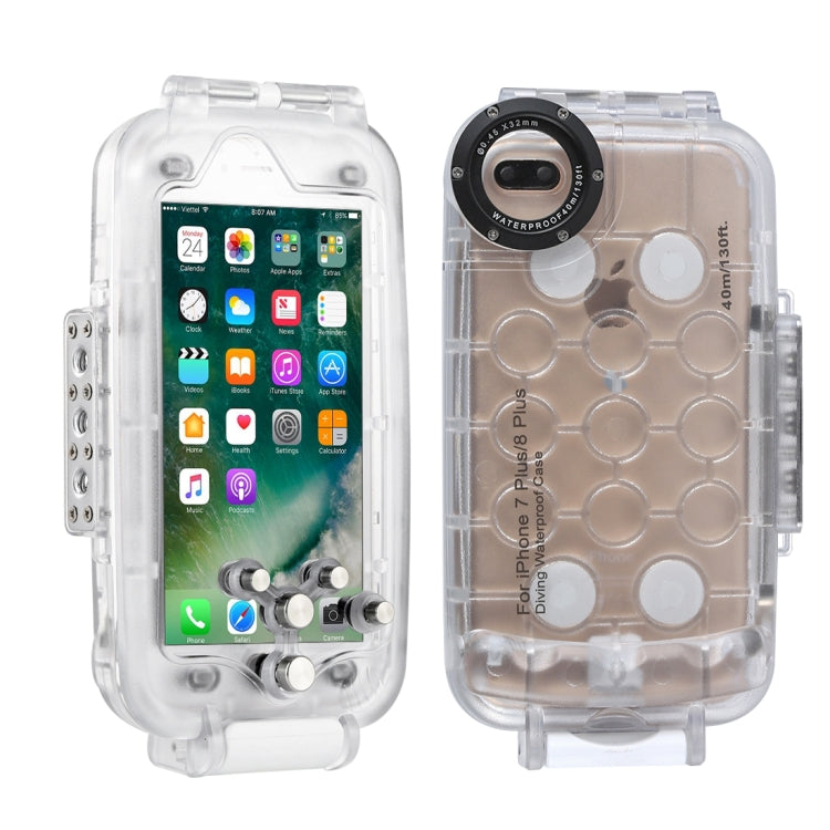 Custodia subacquea impermeabile HAWEEL da 40 m/130 piedi per iPhone 8 Plus e 7 Plus, custodia subacquea per scattare foto e video, For iPhone 7P & 8P, For 7P(US Stock)