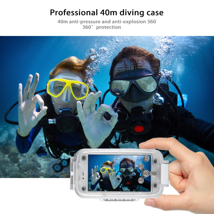 Custodia subacquea impermeabile HAWEEL da 40 m/130 piedi per iPhone 8 Plus e 7 Plus, custodia subacquea per scattare foto e video, For iPhone 7P & 8P, For 7P(US Stock)