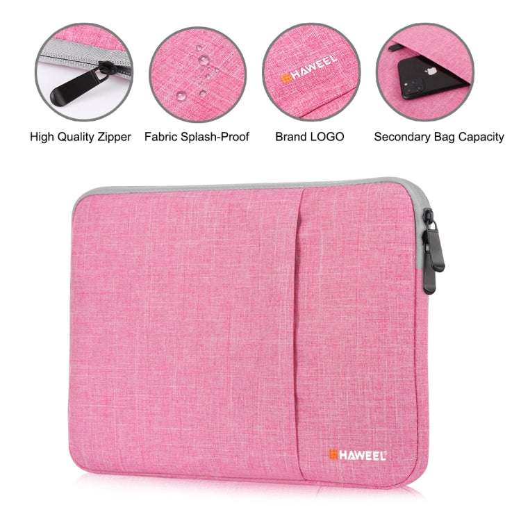 HAWEEL Custodia con cerniera da 11 pollici Borsa da trasporto con cerniera per Macbook, Samsung, Lenovo, Sony, DELL Alienware, CHUWI, ASUS, HP, laptop/tablet da 11 pollici e inferiori, 11 inch, 11 inch Handbag(AE Warehouse)