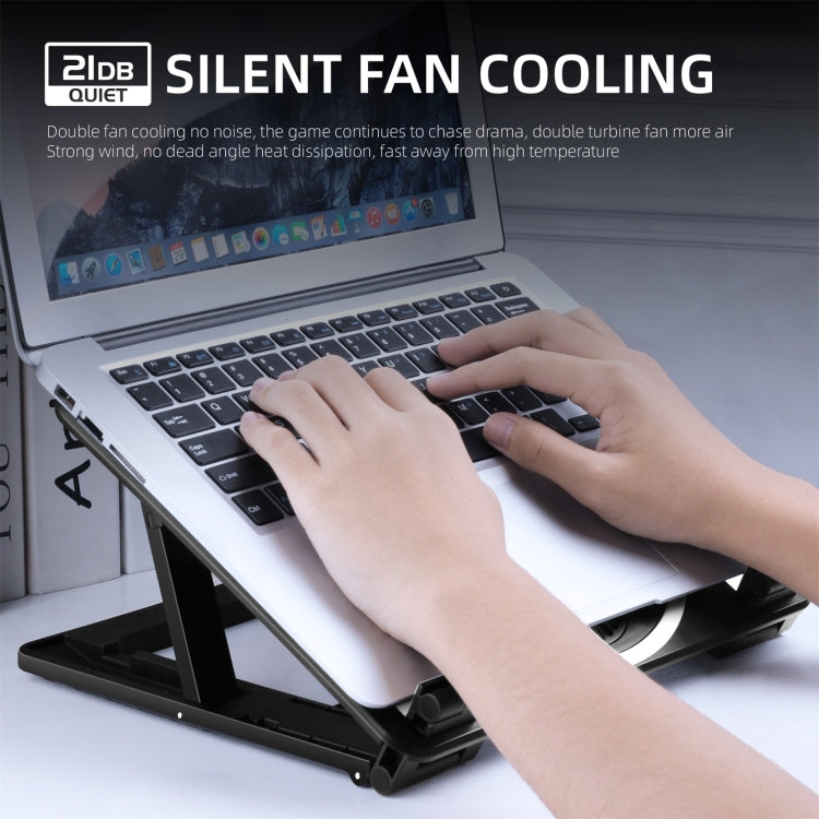 Supporto da scrivania per dispositivo di raffreddamento per laptop RGB HAWEEL Gaming