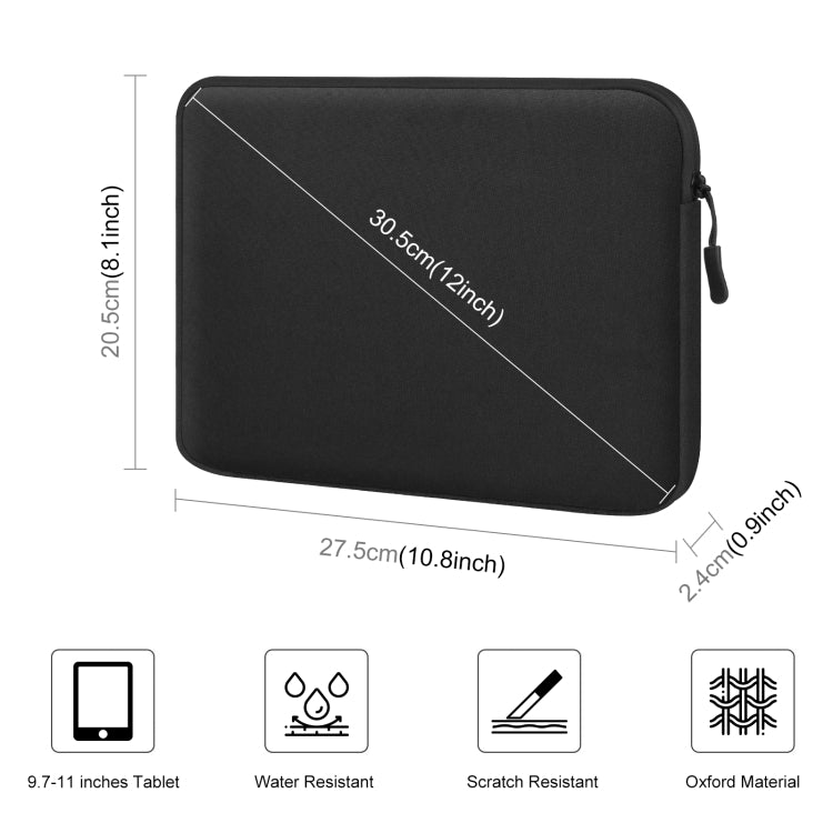 Borsa con cerniera per custodia per tablet da 11 pollici HAWEEL per tablet da 9,7-11,0 pollici, For 9.7-11.0 inch Tablets