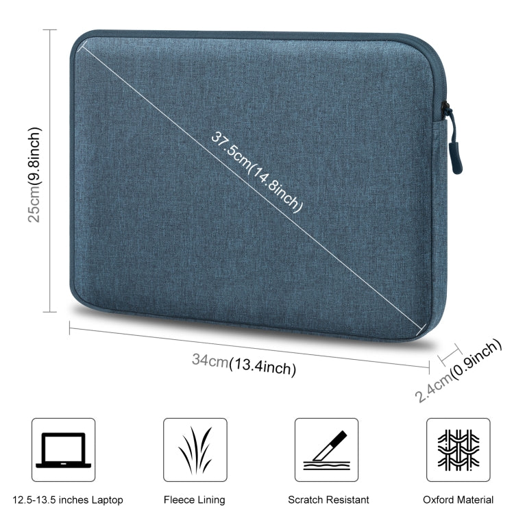 Borsa per valigetta con cerniera per custodia per laptop da 13 pollici HAWEEL per laptop da 12,5-13,5 pollici, For 12.5-13.5 inch Laptop