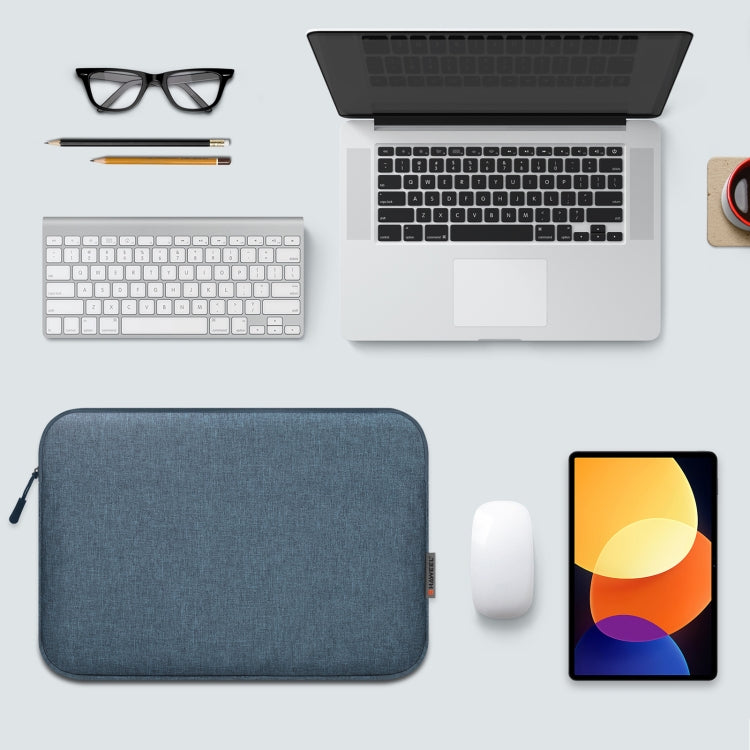 Borsa per valigetta con cerniera per custodia per laptop da 15 pollici HAWEEL per laptop da 14-15 pollici, For 14-15 inch Laptop