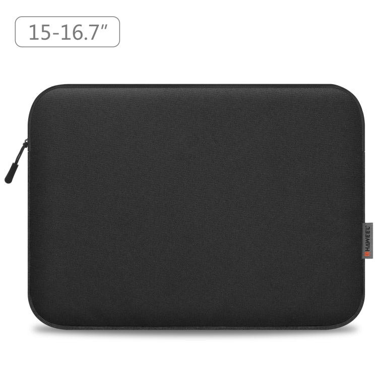 Borsa per valigetta con cerniera per custodia per laptop da 16 pollici HAWEEL per laptop da 15-16,7 pollici, For 15-16.7 inch Laptop