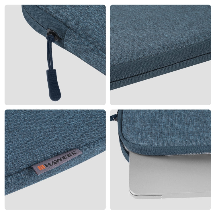 Borsa per valigetta con cerniera per custodia per laptop da 16 pollici HAWEEL per laptop da 15-16,7 pollici, For 15-16.7 inch Laptop