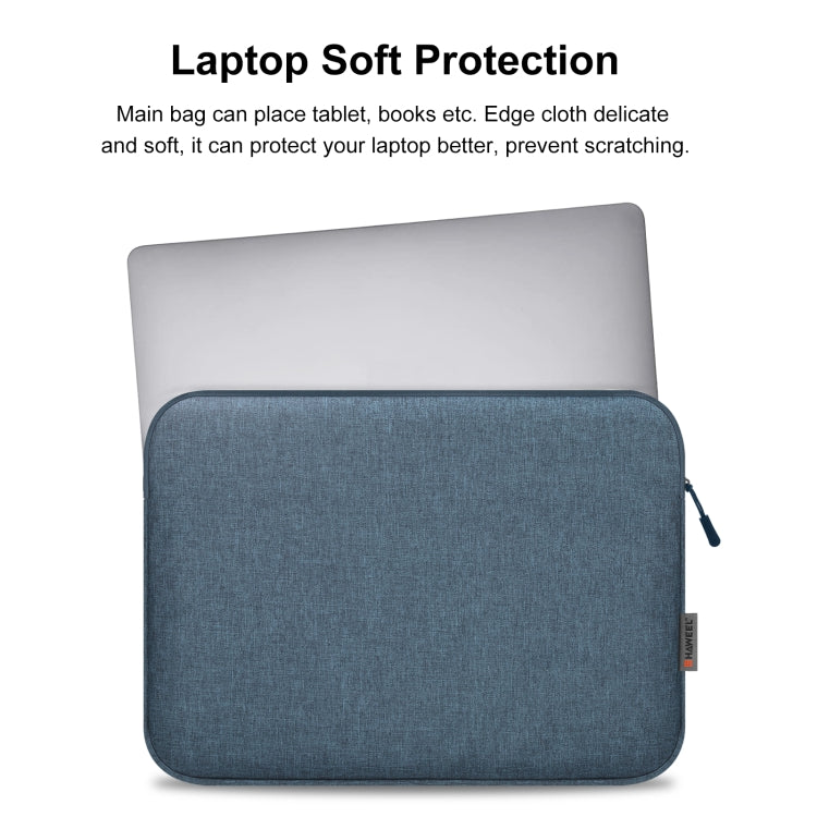 Borsa per valigetta con cerniera per custodia per laptop da 16 pollici HAWEEL per laptop da 15-16,7 pollici, For 15-16.7 inch Laptop