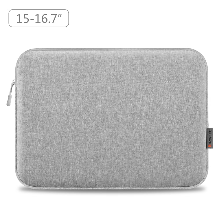 Borsa per valigetta con cerniera per custodia per laptop da 16 pollici HAWEEL per laptop da 15-16,7 pollici, For 15-16.7 inch Laptop