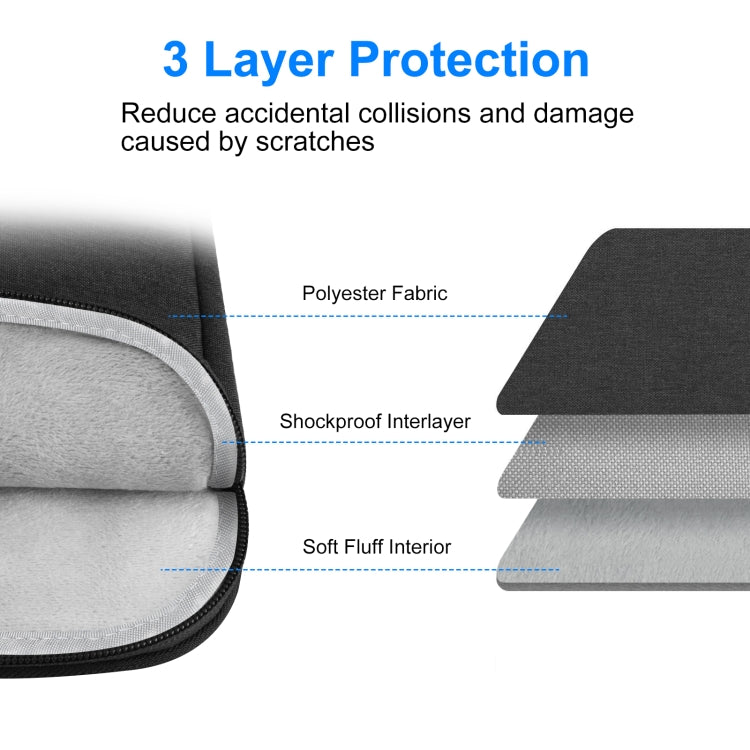 Custodia per laptop HAWEEL con cerniera Borsa per valigetta con maniglia per laptop da 15-16,7 pollici, For 15-16.7 inch Laptop (with Handle)