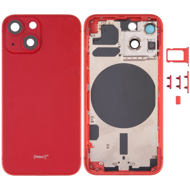 Cover posteriore con vassoio per scheda SIM, tasti laterali e obiettivo della fotocamera per iPhone 13 Mini, For iPhone 13 Mini