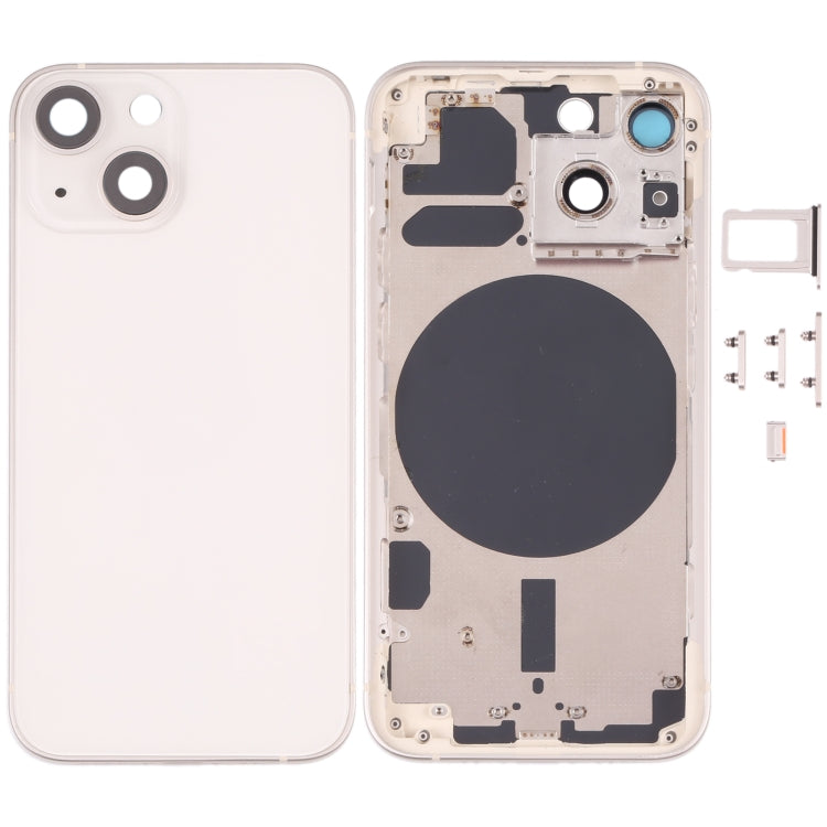 Cover posteriore con vassoio per scheda SIM, tasti laterali e obiettivo della fotocamera per iPhone 13 Mini, For iPhone 13 Mini