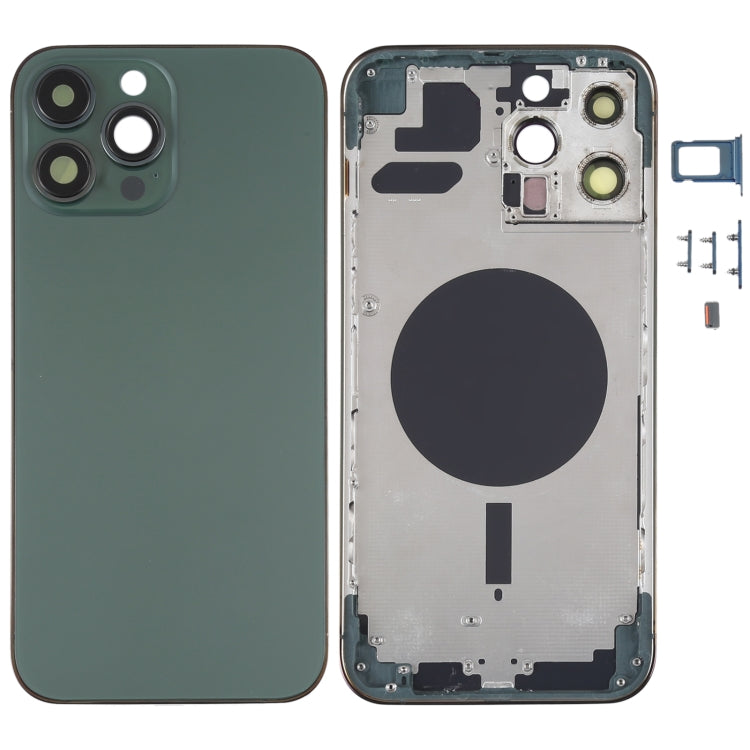 Cover posteriore con vassoio per scheda SIM, tasti laterali e obiettivo della fotocamera per iPhone 13 Pro Max, For iPhone 13 Pro Max(with SIM Card Tray), For iPhone 13 Pro Max (with SIM Card Tray), For iPhone 13 Pro Max