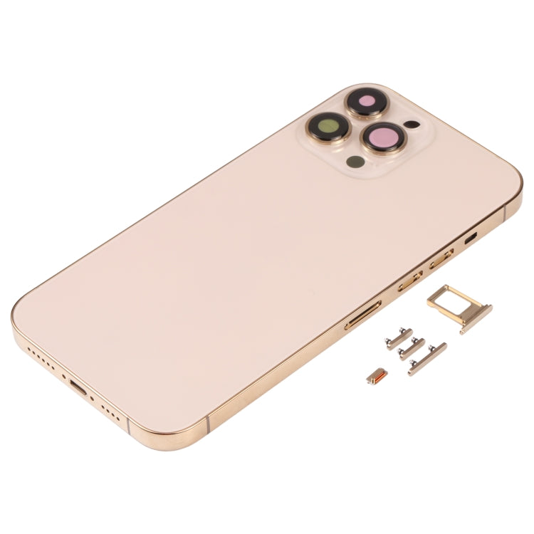 Cover posteriore con vassoio per scheda SIM, tasti laterali e obiettivo della fotocamera per iPhone 13 Pro Max, For iPhone 13 Pro Max(with SIM Card Tray), For iPhone 13 Pro Max (with SIM Card Tray), For iPhone 13 Pro Max