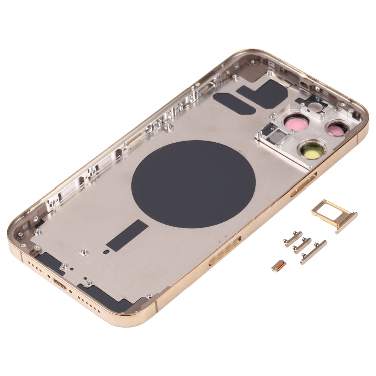 Cover posteriore con vassoio per scheda SIM, tasti laterali e obiettivo della fotocamera per iPhone 13 Pro Max, For iPhone 13 Pro Max(with SIM Card Tray), For iPhone 13 Pro Max (with SIM Card Tray), For iPhone 13 Pro Max