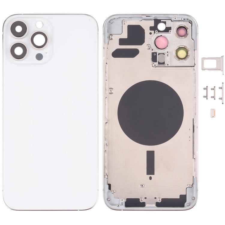 Cover posteriore con vassoio per scheda SIM, tasti laterali e obiettivo della fotocamera per iPhone 13 Pro Max, For iPhone 13 Pro Max(with SIM Card Tray), For iPhone 13 Pro Max (with SIM Card Tray), For iPhone 13 Pro Max