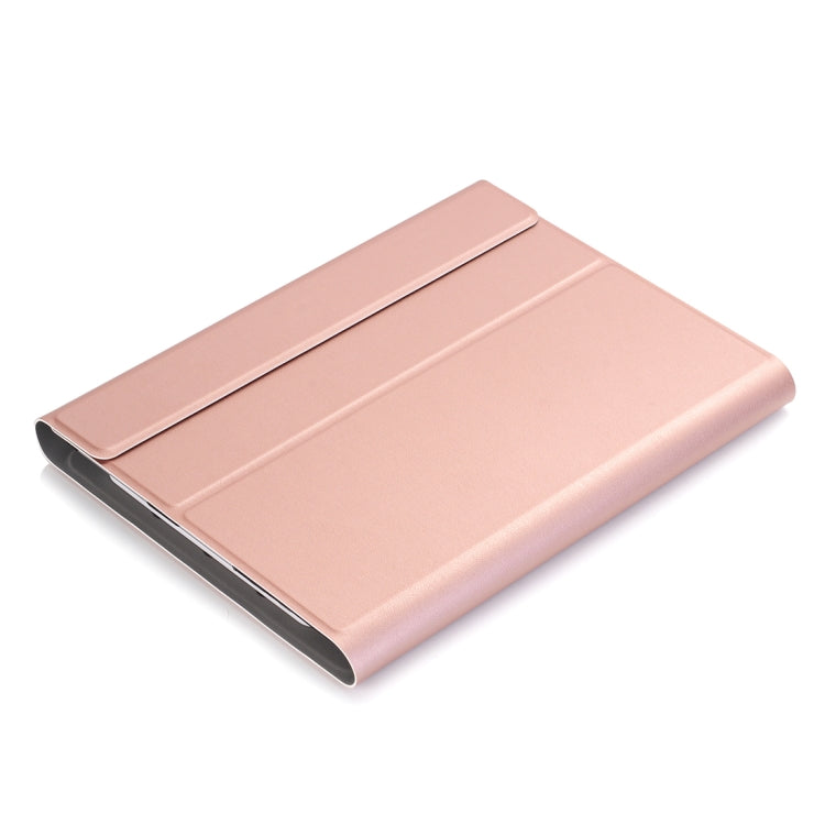 A02 per iPad 4/3/2 Custodia universale per tablet con flip orizzontale in ABS ultrasottile + tastiera Bluetooth