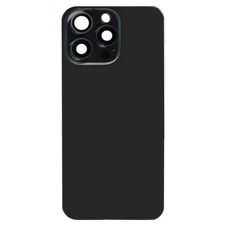 Per iPhone 15 Pro Cover posteriore in vetro per batteria con supporto flash + modulo di ricarica wireless, For iPhone 15 Pro