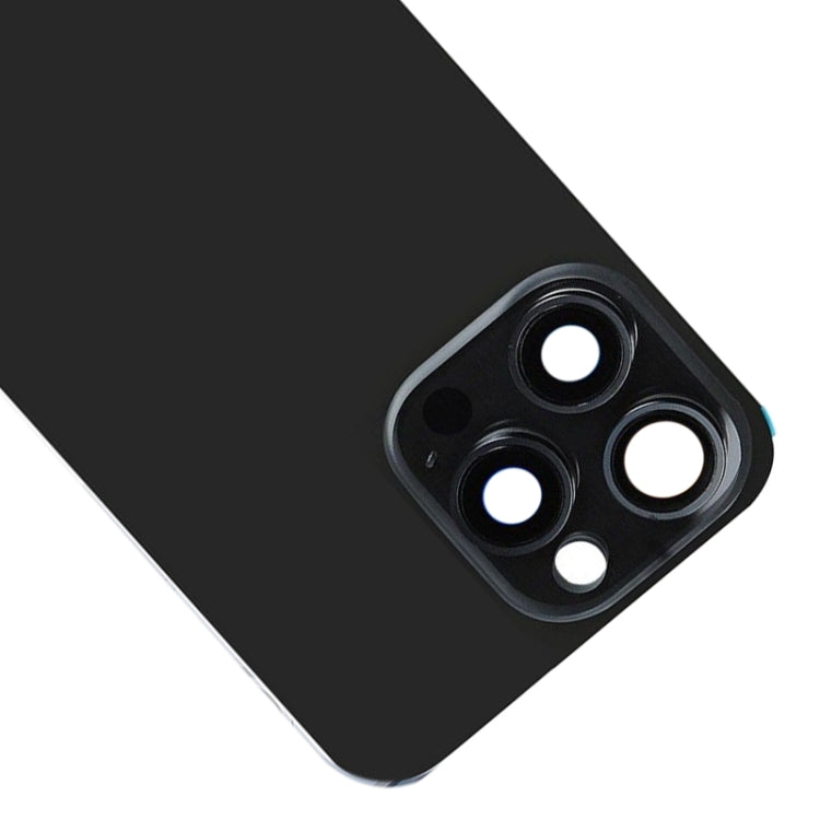 Per iPhone 15 Pro Cover posteriore in vetro per batteria con supporto flash + modulo di ricarica wireless, For iPhone 15 Pro