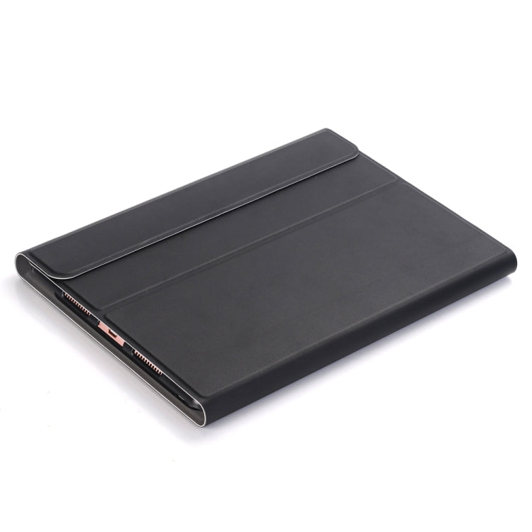 A102 Per iPad Custodia tablet in pelle ultrasottile staccabile con tastiera Bluetooth da 10,2 pollici con funzione di supporto, Black, Dark Blue, Gold, Rose Gold