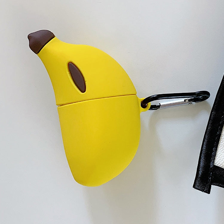 Custodia protettiva in silicone antiurto per auricolari wireless Banana per Apple AirPods 1 / 2