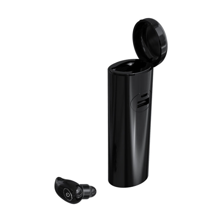Auricolari wireless V21 Mini Single Ear Stereo Bluetooth V5.0 con scatola di ricarica