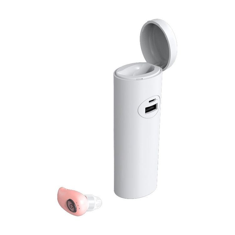 Auricolari wireless V21 Mini Single Ear Stereo Bluetooth V5.0 con scatola di ricarica