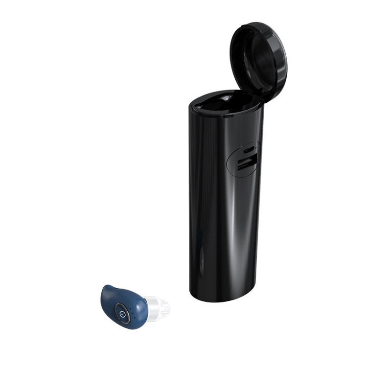 Auricolari wireless V21 Mini Single Ear Stereo Bluetooth V5.0 con scatola di ricarica