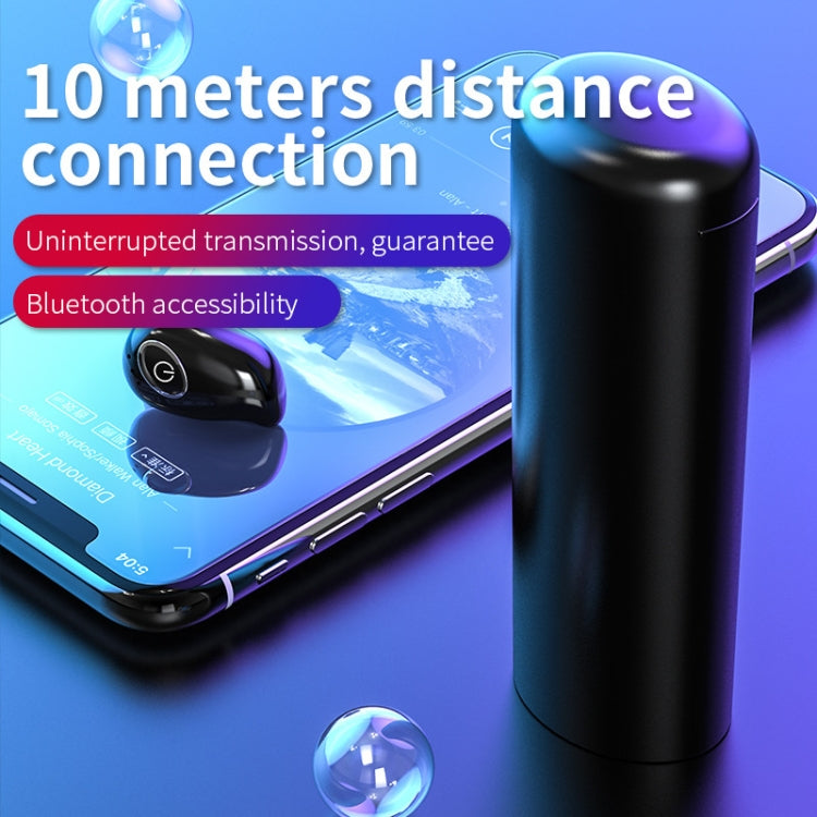 Auricolari wireless V21 Mini Single Ear Stereo Bluetooth V5.0 con scatola di ricarica