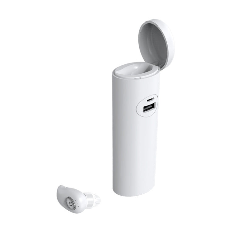 Auricolari wireless V21 Mini Single Ear Stereo Bluetooth V5.0 con scatola di ricarica