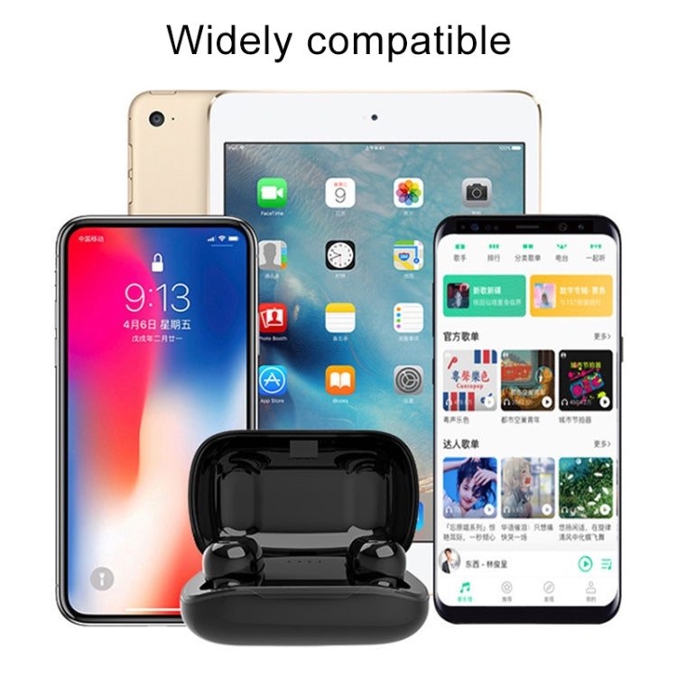Auricolare Bluetooth wireless G10 TWS Bluetooth 5.0 con scatola di ricarica, supporto display digitale e chiamate HD e Power Bank, G10