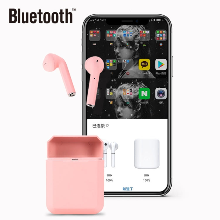 Cuffie HiFi Bluetooth wireless InPods 2 TWS V5.0 con custodia di ricarica, supporto per l'accoppiamento automatico e controllo touch