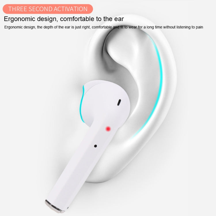 Cuffie HiFi Bluetooth wireless InPods 2 TWS V5.0 con custodia di ricarica, supporto per l'accoppiamento automatico e controllo touch